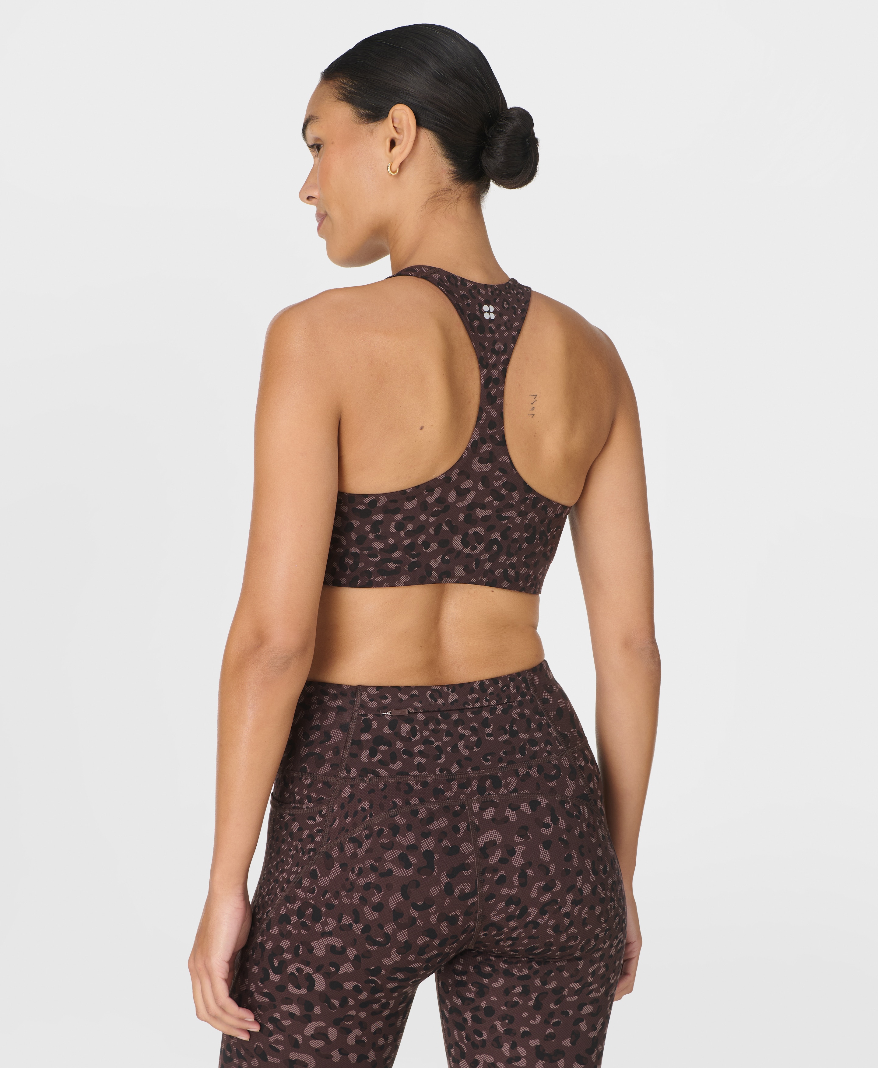 Tops de Mulher Power Racer Bra Castanho-2