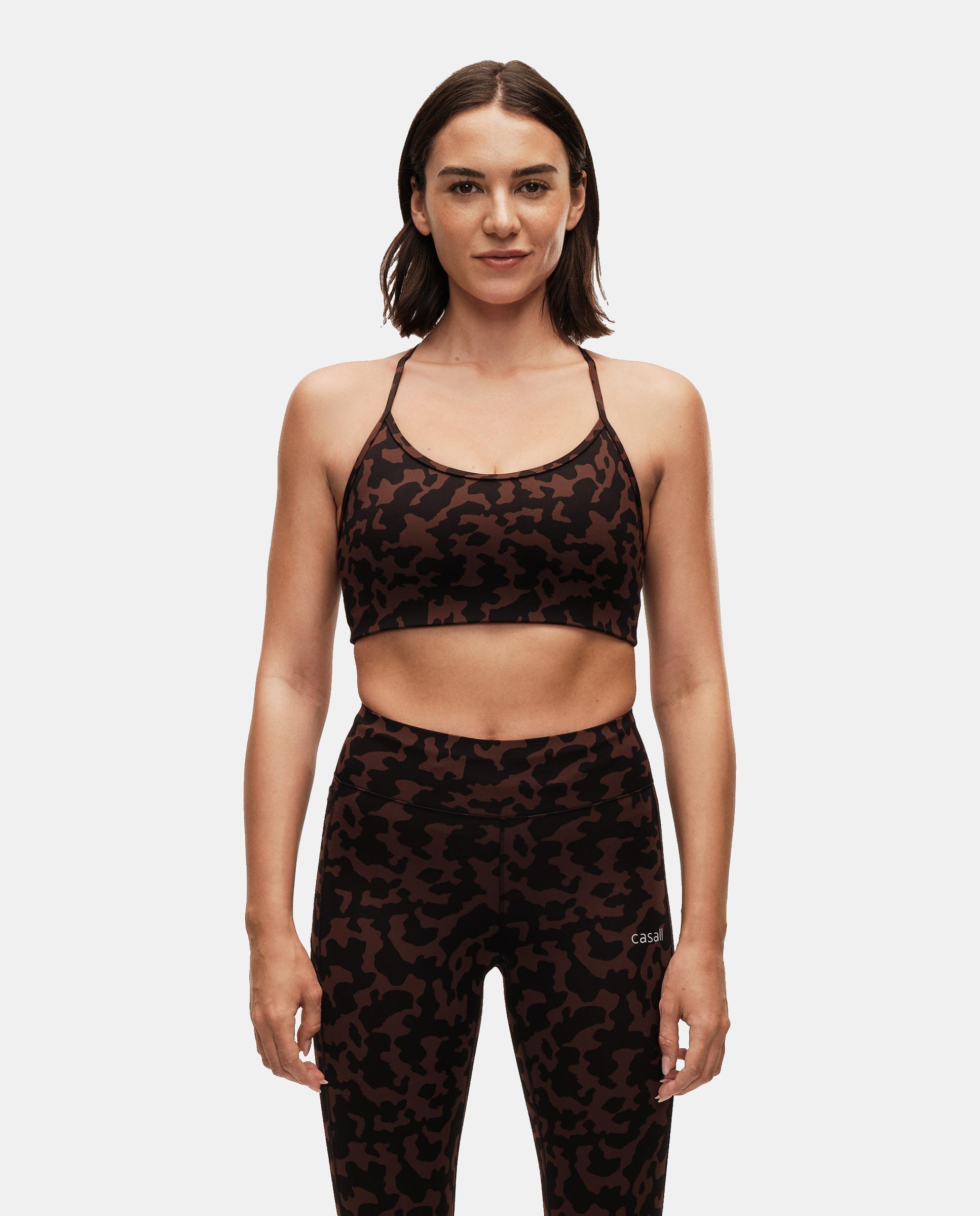 Imagem 0 de Top de Mulher Sleek Strappy Sports Bra Printed