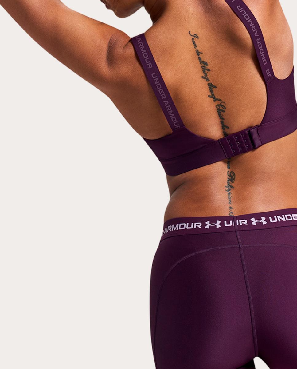 Imagen 2 de Top de mujer UA Infinity High 2.0 Bra Under Armour - Morado Morado