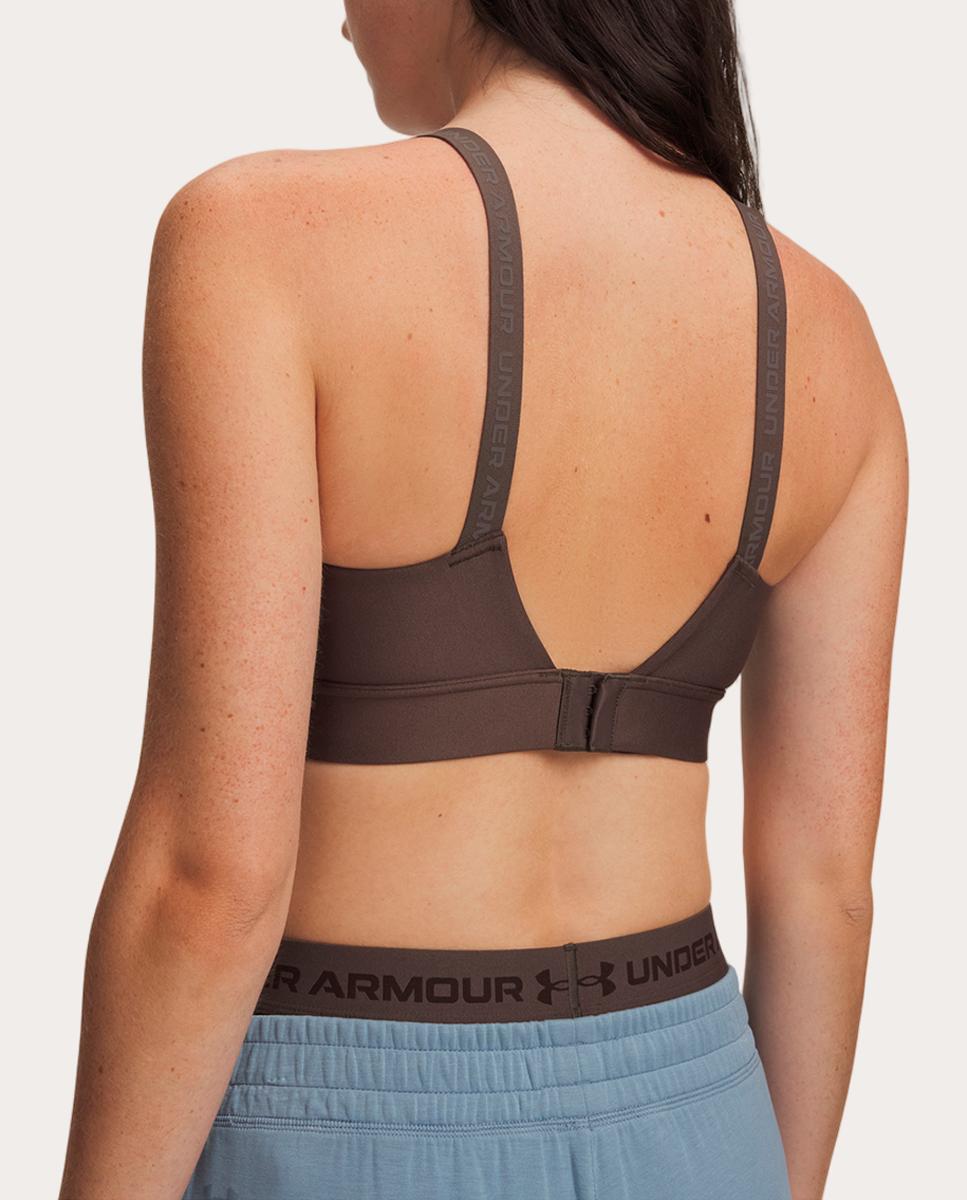 Top de Mulher UA Infinity Mid 2.0 Bra Cinzento-escuro-2