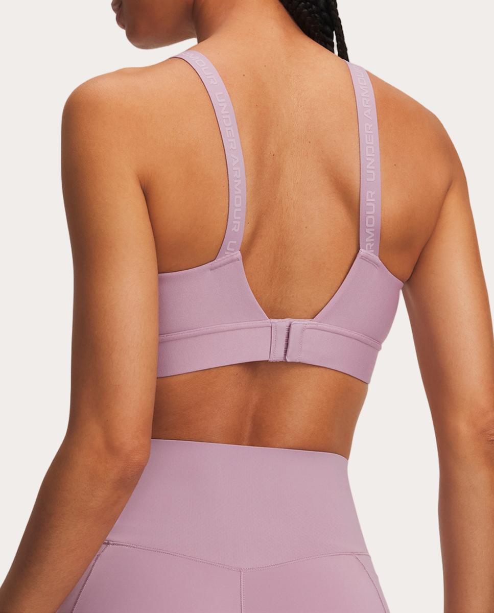 Top de mujer UA Infinity Mid 2.0 Bra Under Armour - Rosa Rosa-2
