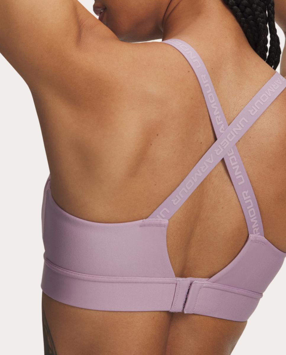 Top de mujer UA Infinity Mid 2.0 Bra Under Armour - Rosa Rosa-3