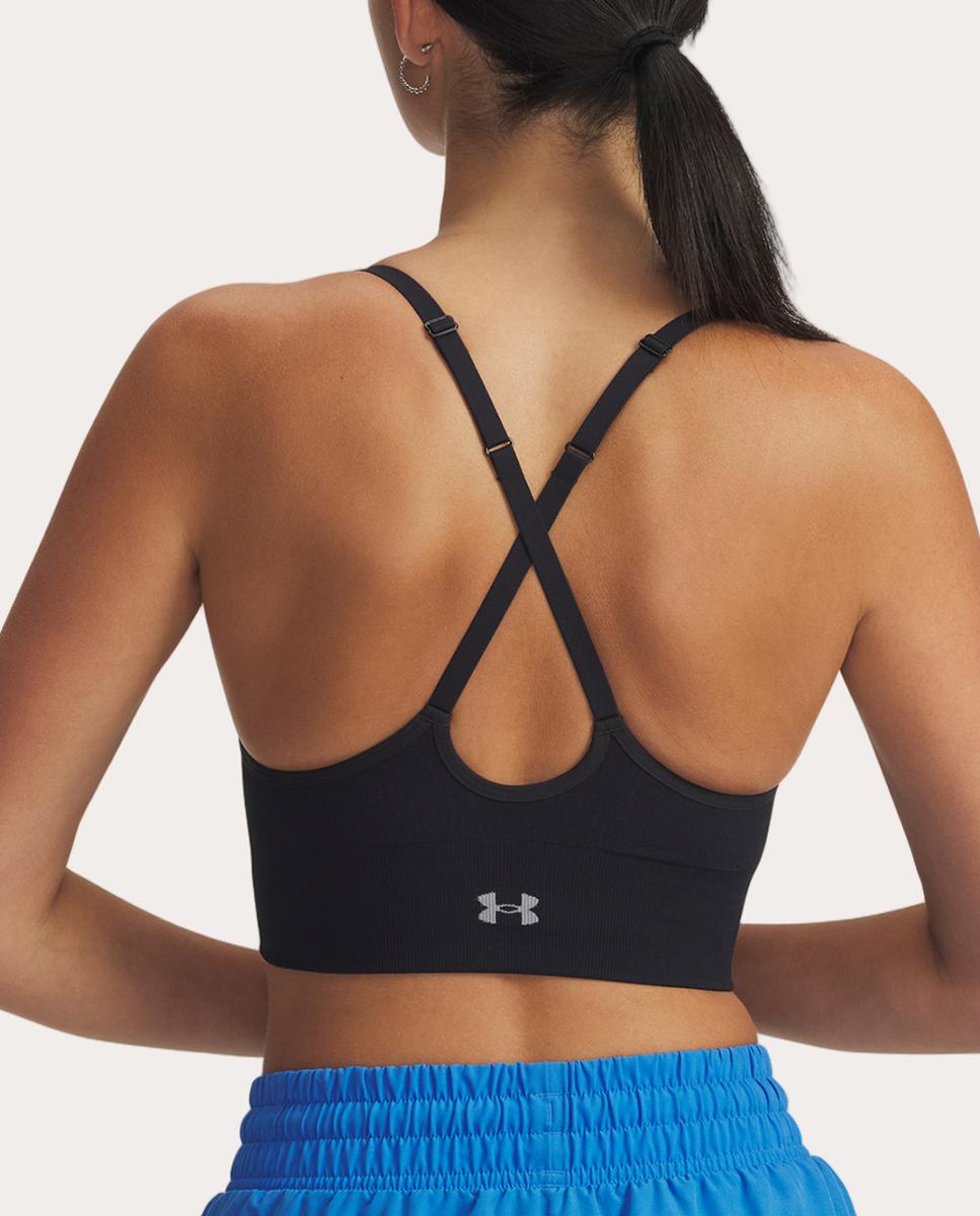 Top de Mulher Vanish Seamless Low Bra Preto-2