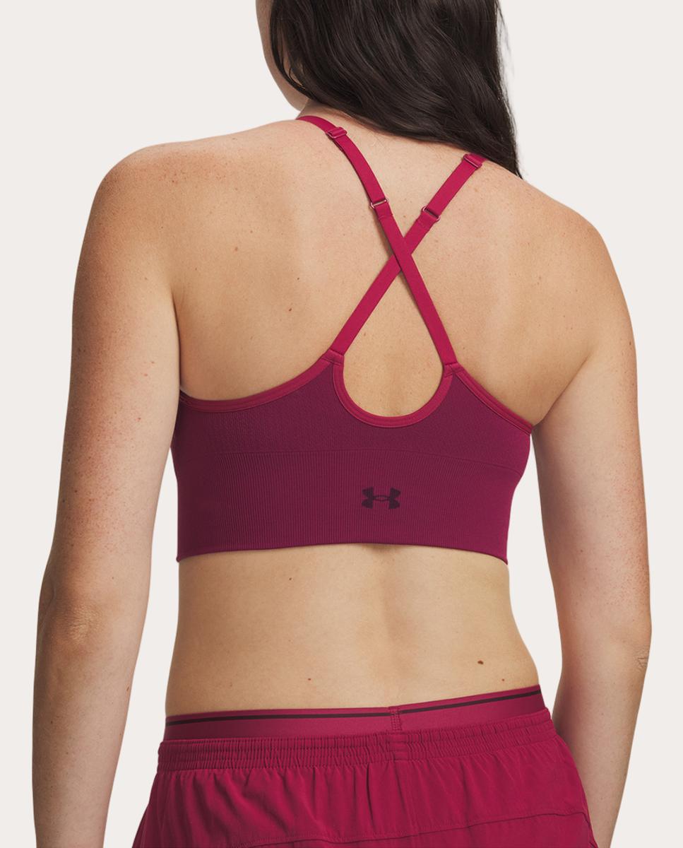 Top de Mulher Vanish Seamless Low Bra Vermelho-2