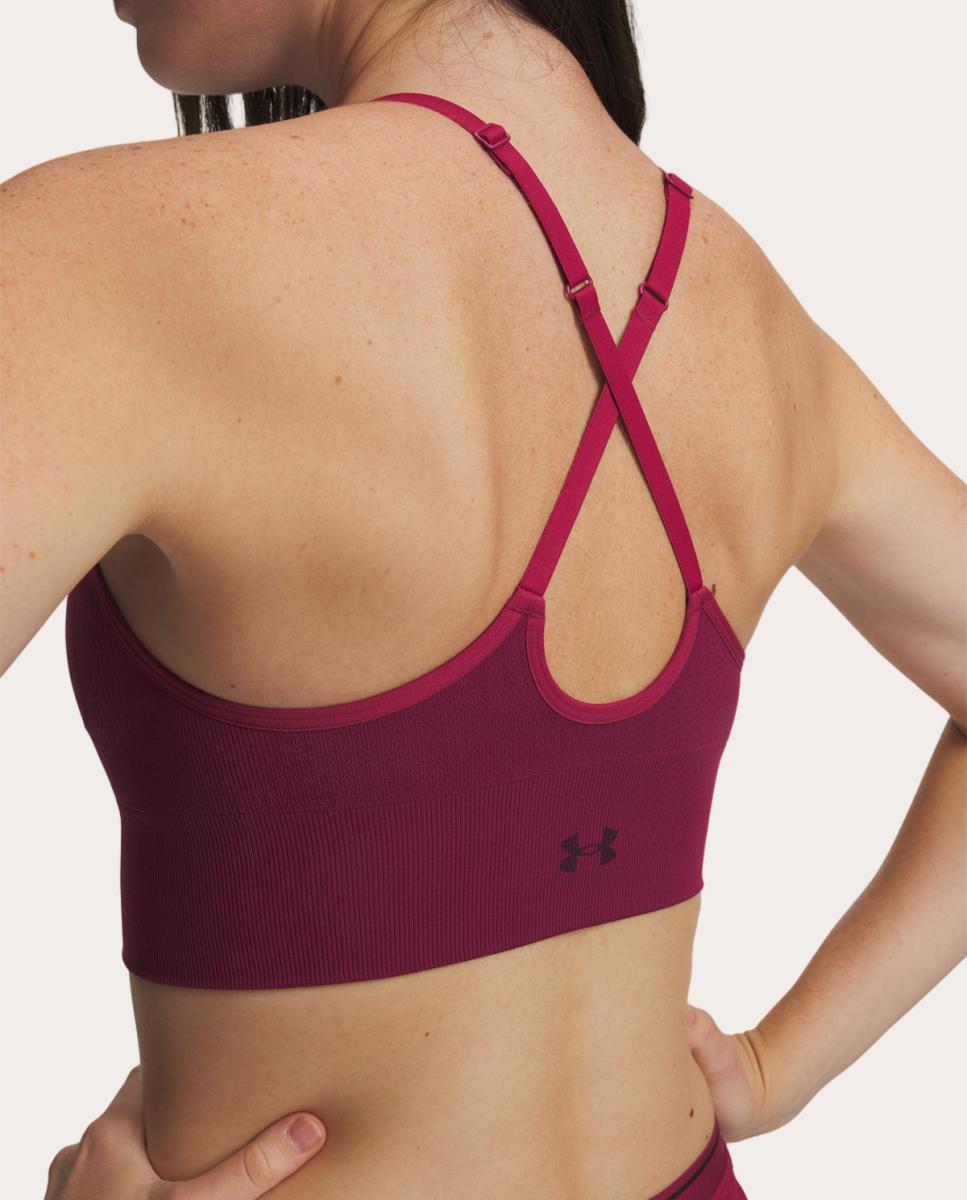 Top de Mulher Vanish Seamless Low Bra Vermelho-3