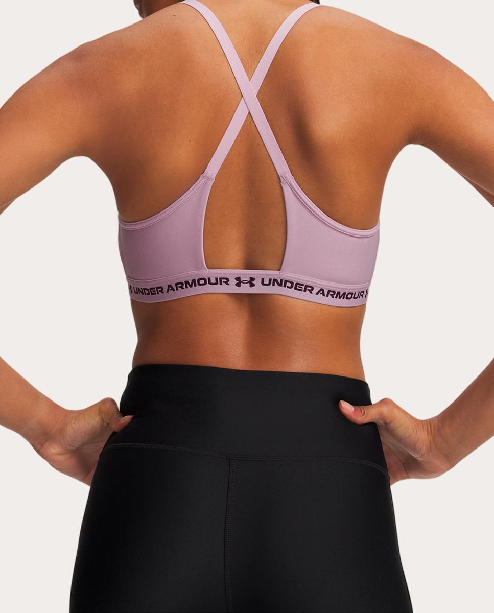 Top de mujer UA Crossback Low Bra Under Armour - Morado Morado-2
