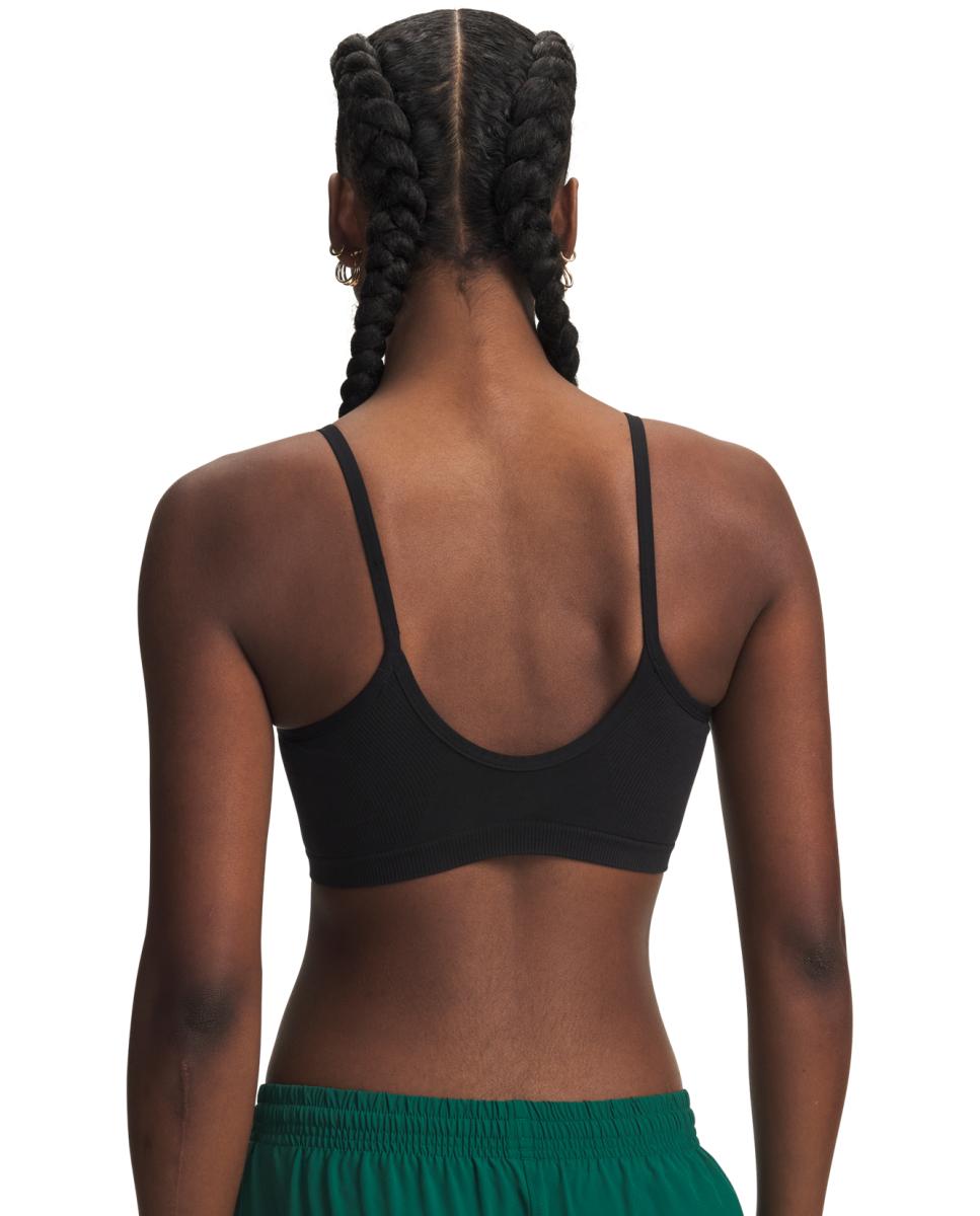 Top de Mulher Seamless Cotton Low Bra Preto-2