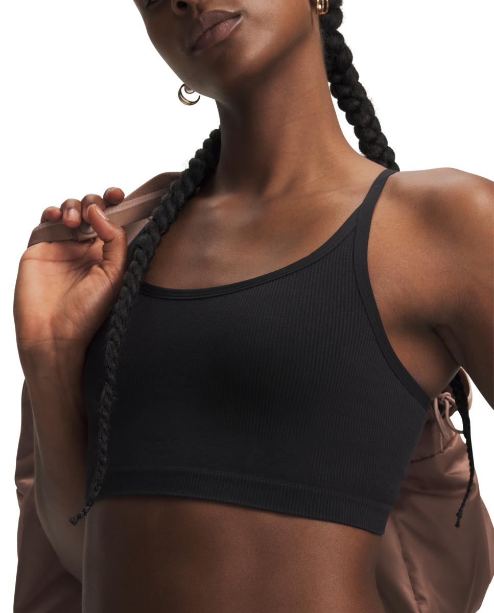 Top de Mulher Seamless Cotton Low Bra Preto-3