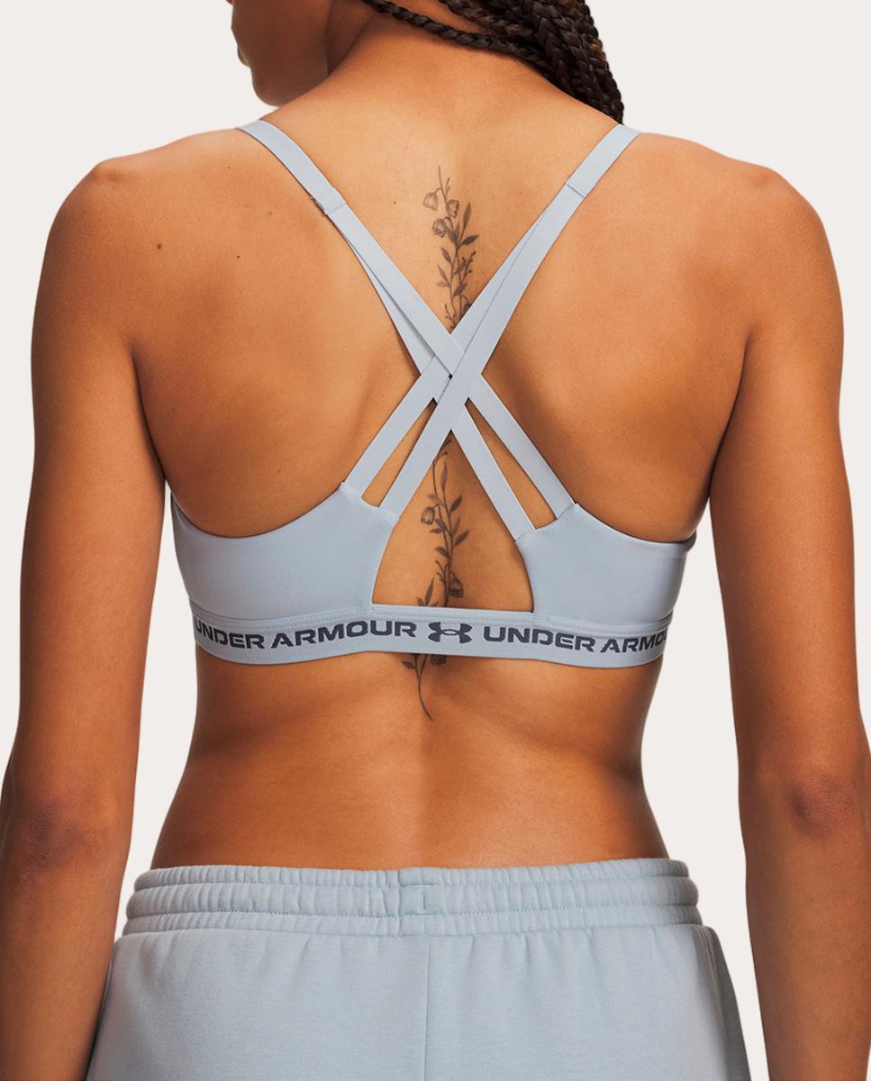 Top de Mulher Crossback Low Strappy Azul / Cinzento-2