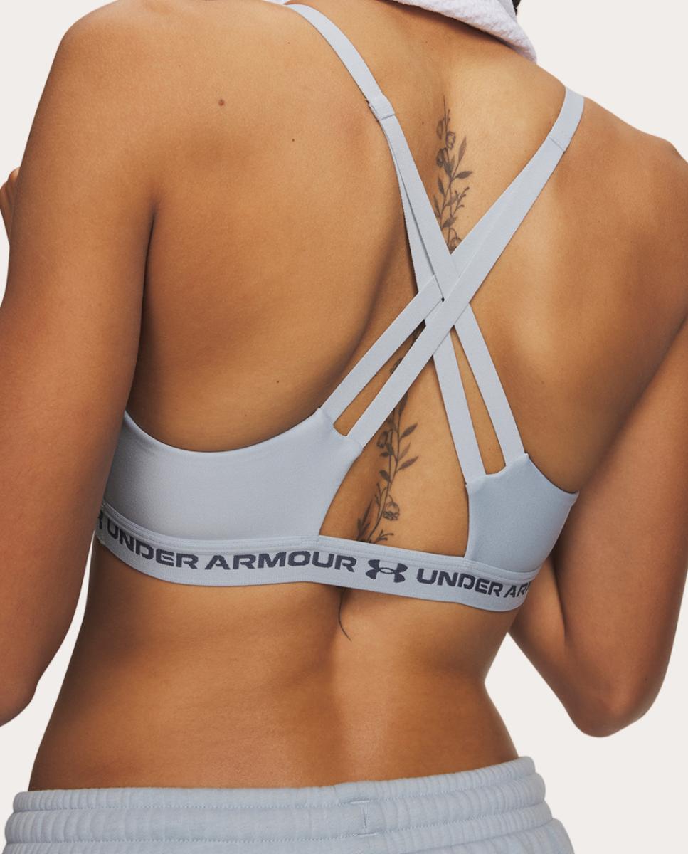Top de Mulher Crossback Low Strappy Azul / Cinzento-3