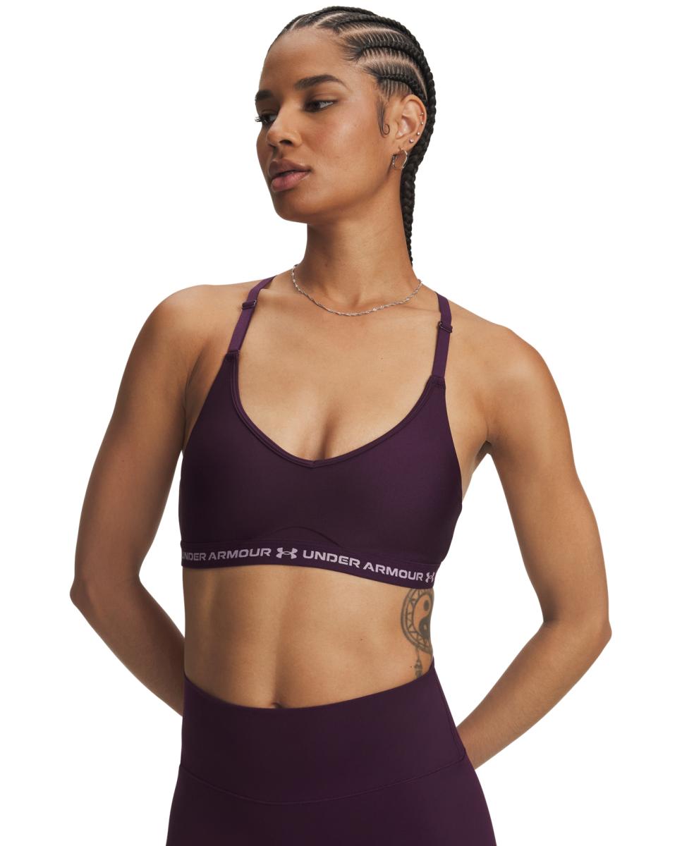 Imagen 0 de Top de mujer Crossback Low Strappy Under Armour Morado