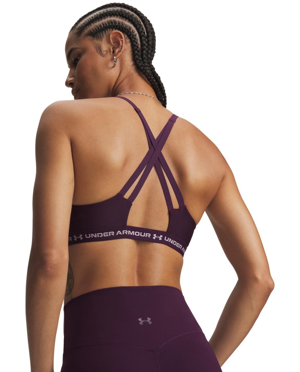 Imagen 2 de Top de mujer Crossback Low Strappy Under Armour - Morado Morado