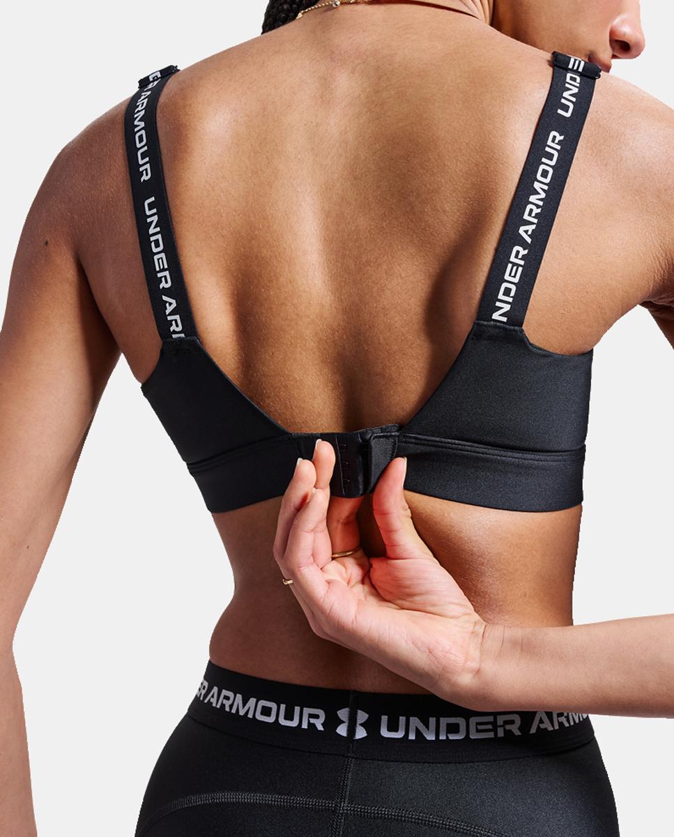 Top de Mulher UA Infinity High 2.0 Bra Preto-4