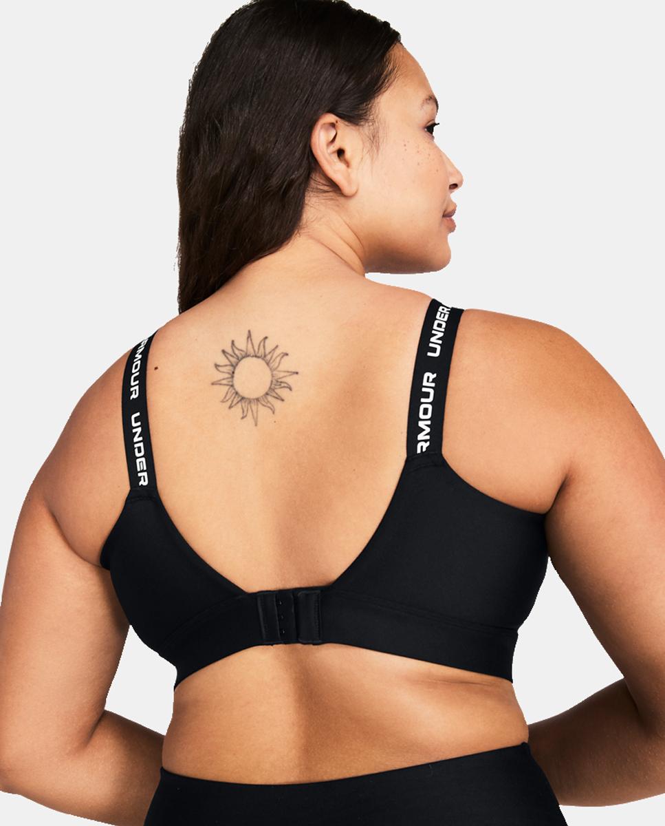 Top de Mulher UA Infinity High 2.0 Bra Preto-5