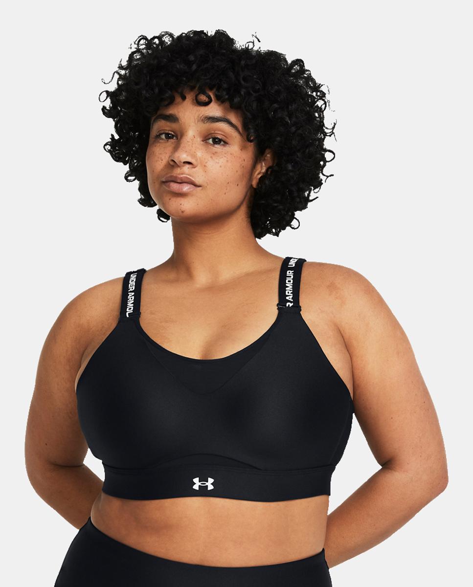Top de Mulher UA Infinity High 2.0 Bra Preto-6