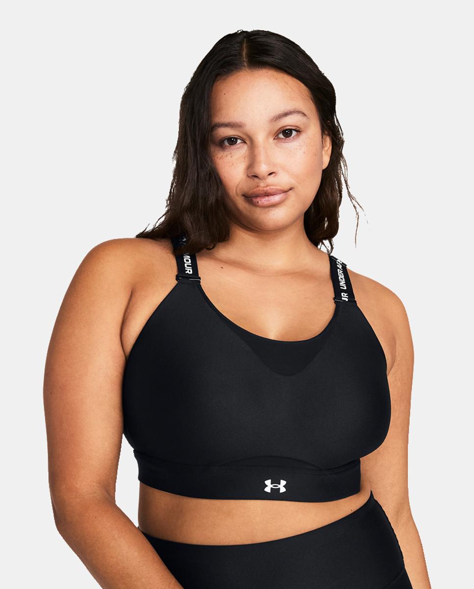 Top de Mulher UA Infinity High 2.0 Bra Preto-10