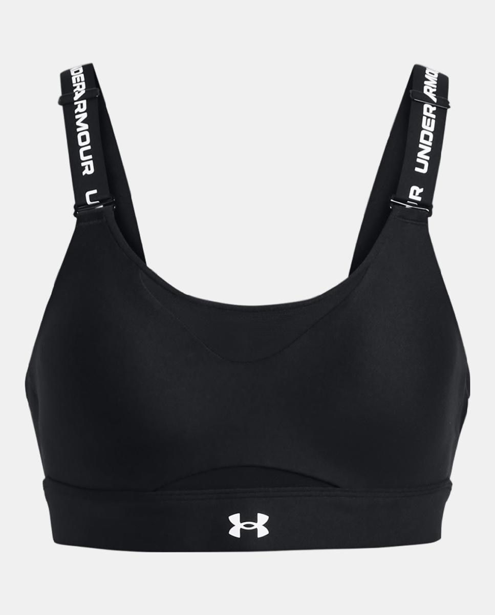 Top de Mulher UA Infinity High 2.0 Bra Preto-17