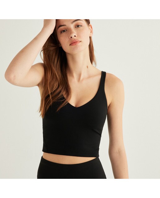 T-shirt de Mulher Align Preto-1