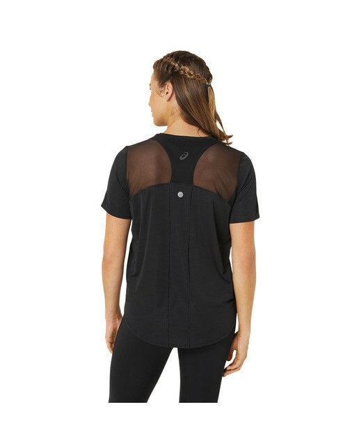 T-shirt de Mulher Road Ss Top Preto-2