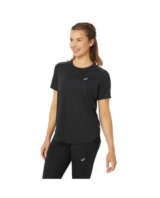 T-shirt de Mulher Road Ss Top Preto-3