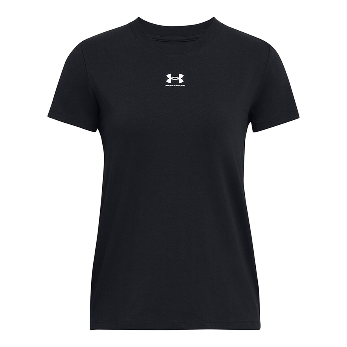 T-shirt Casual de Mulher UA Rival Core SS Preto / Branco-3