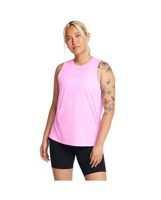 Imagen 0 de Camiseta de mujer Tech Tank Twist Under Armour Rosa