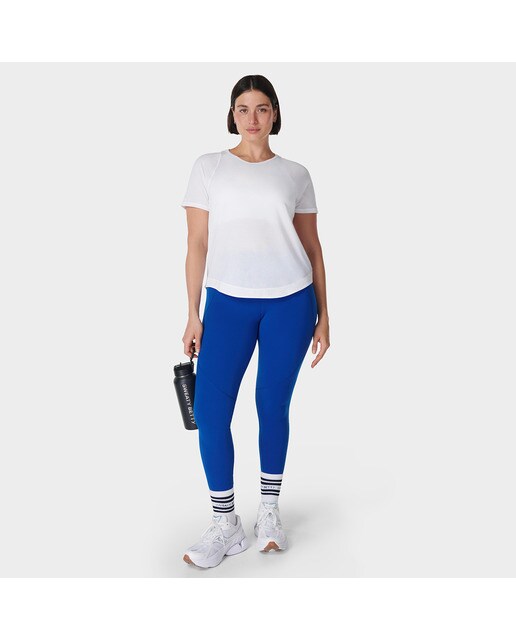 T-shirts M/C de Mulher Breathe Easy Mesh Branco-5