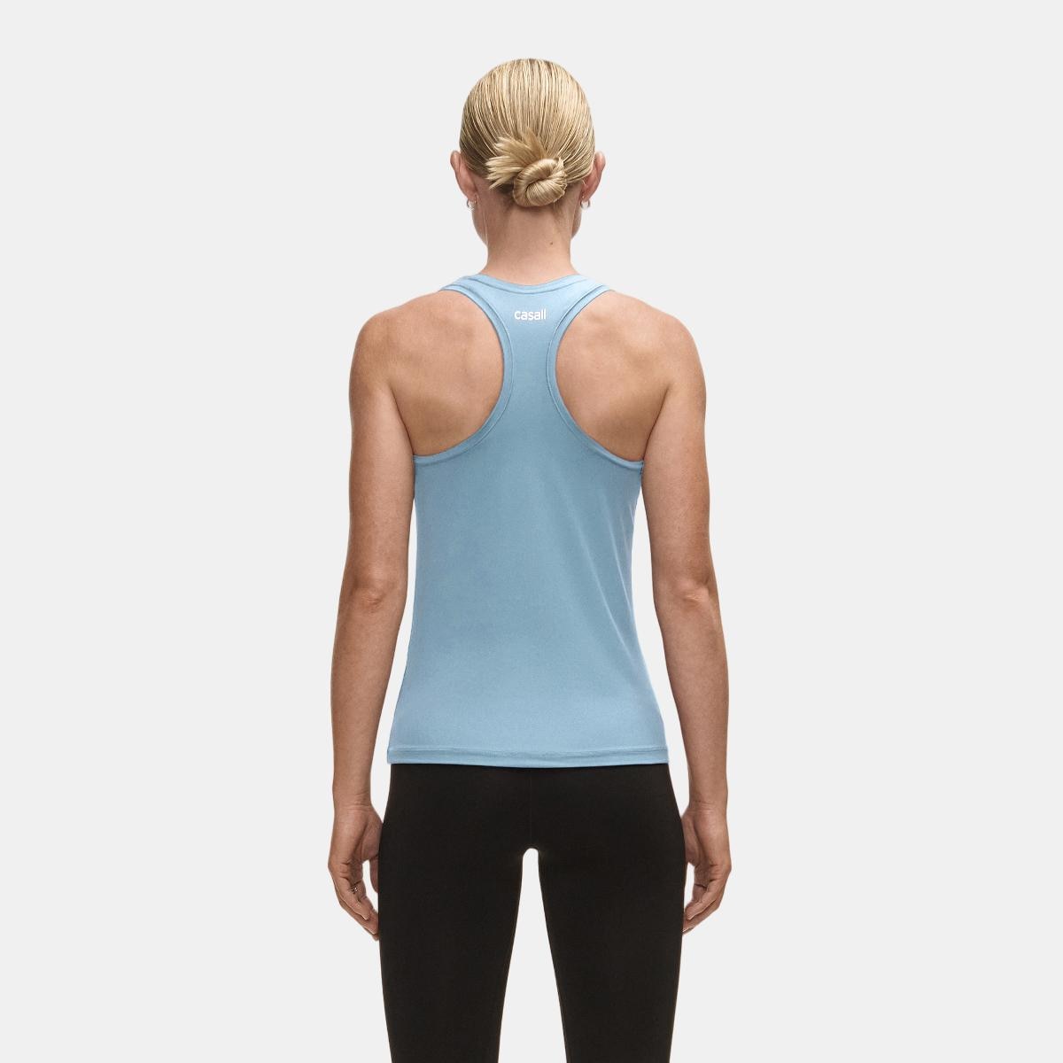 T-shirts de Mulher Essential Racerback Tank Azul-2