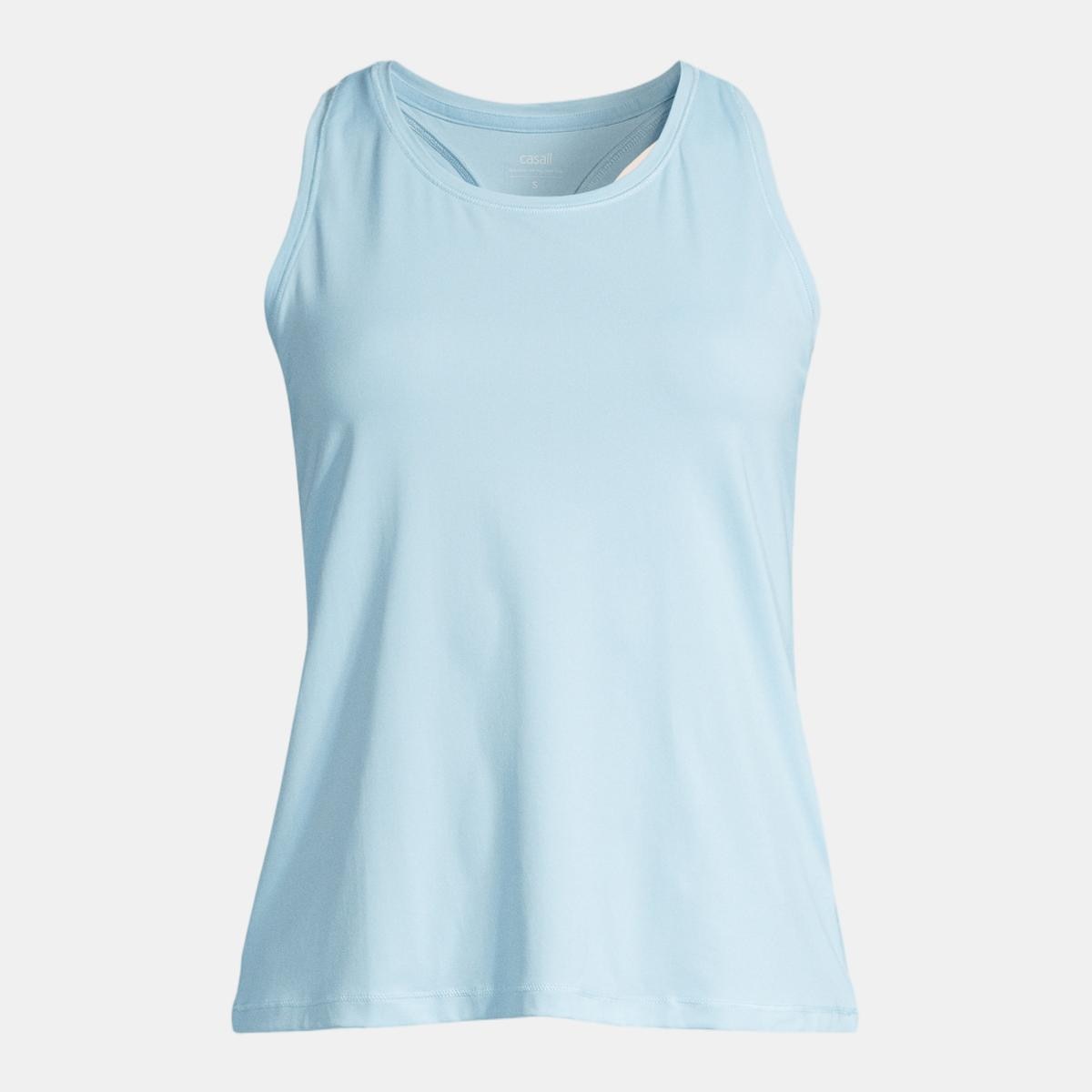 T-shirts de Mulher Essential Racerback Tank Azul-3