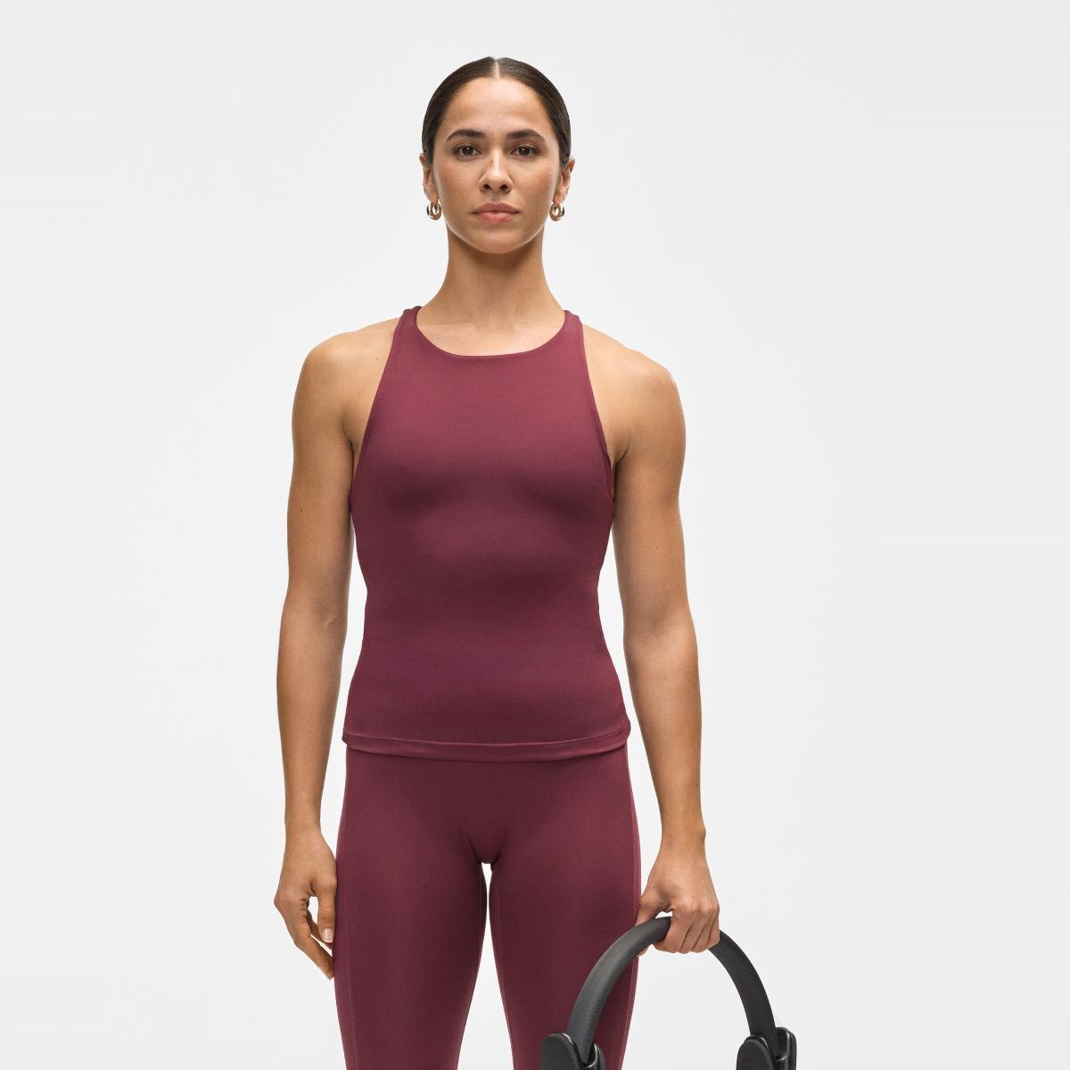 T-shirts de Mulher Soft Touch Bra Tank Vermelho-1