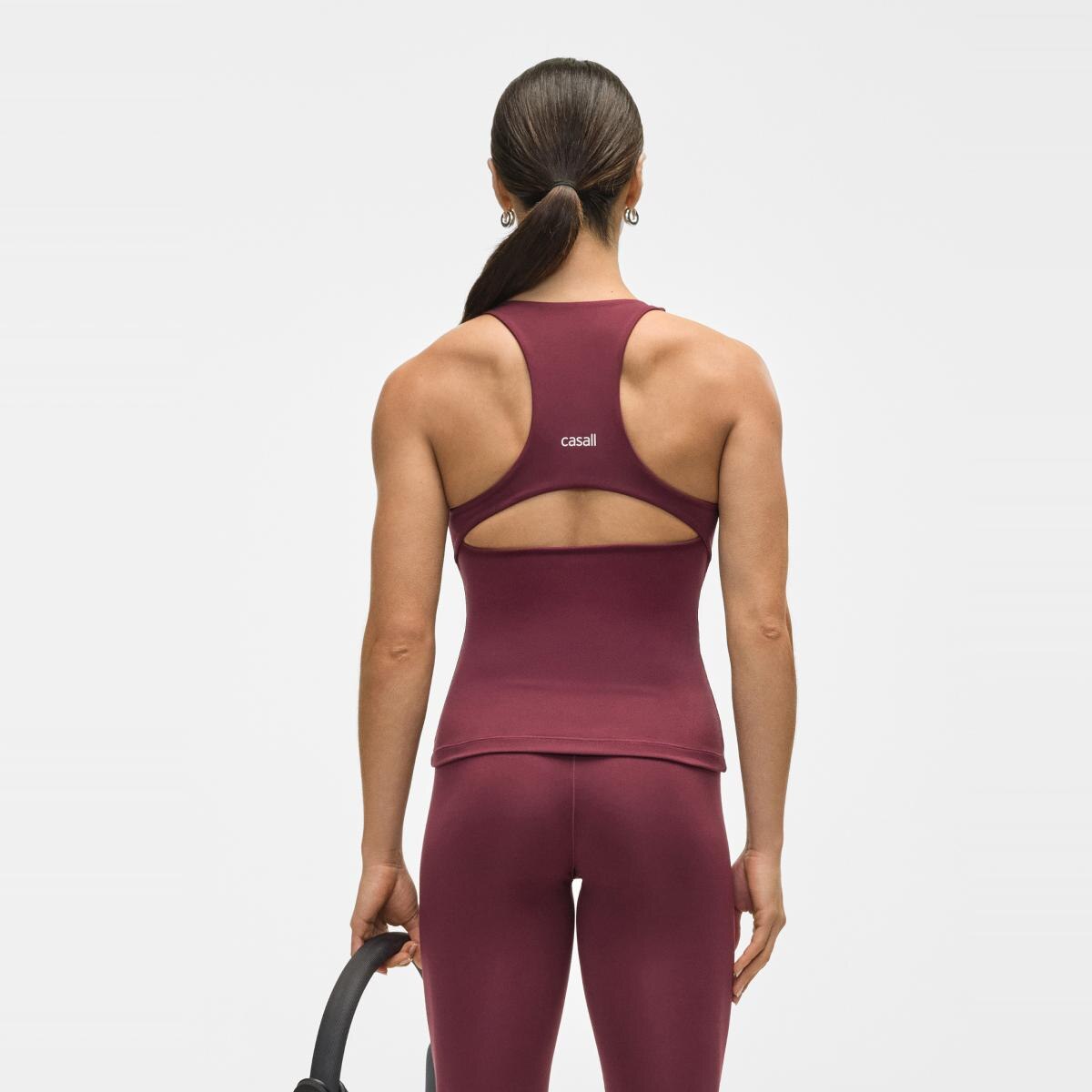 T-shirts de Mulher Soft Touch Bra Tank Vermelho-2