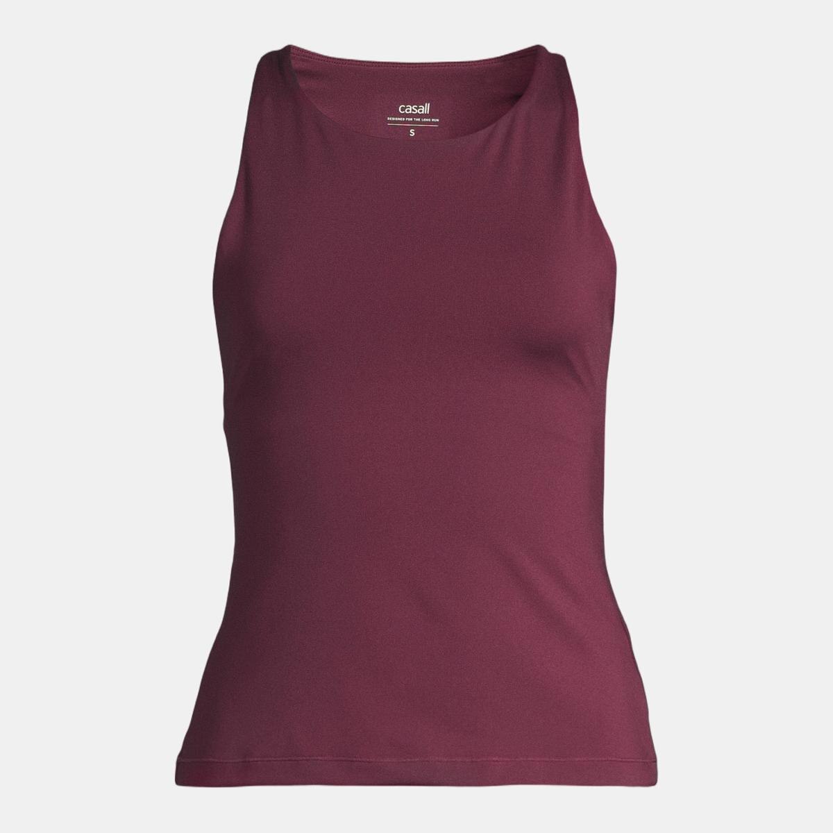 T-shirts de Mulher Soft Touch Bra Tank Vermelho-6