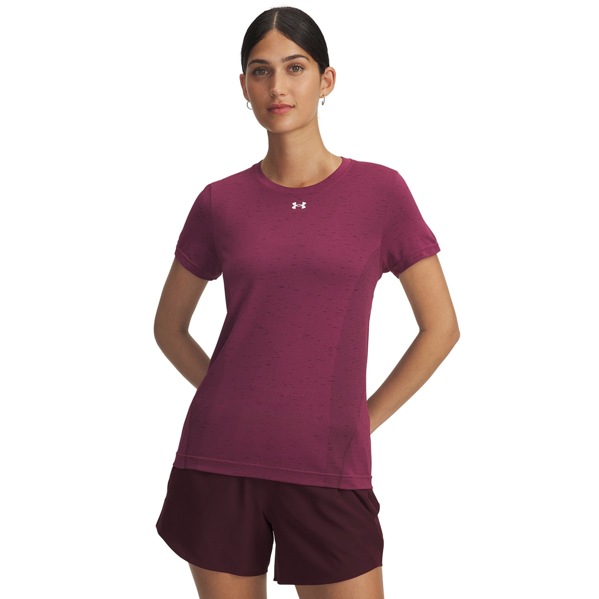 T-shirt de Mulher Vanish Seamless Loose SS Vermelho-1