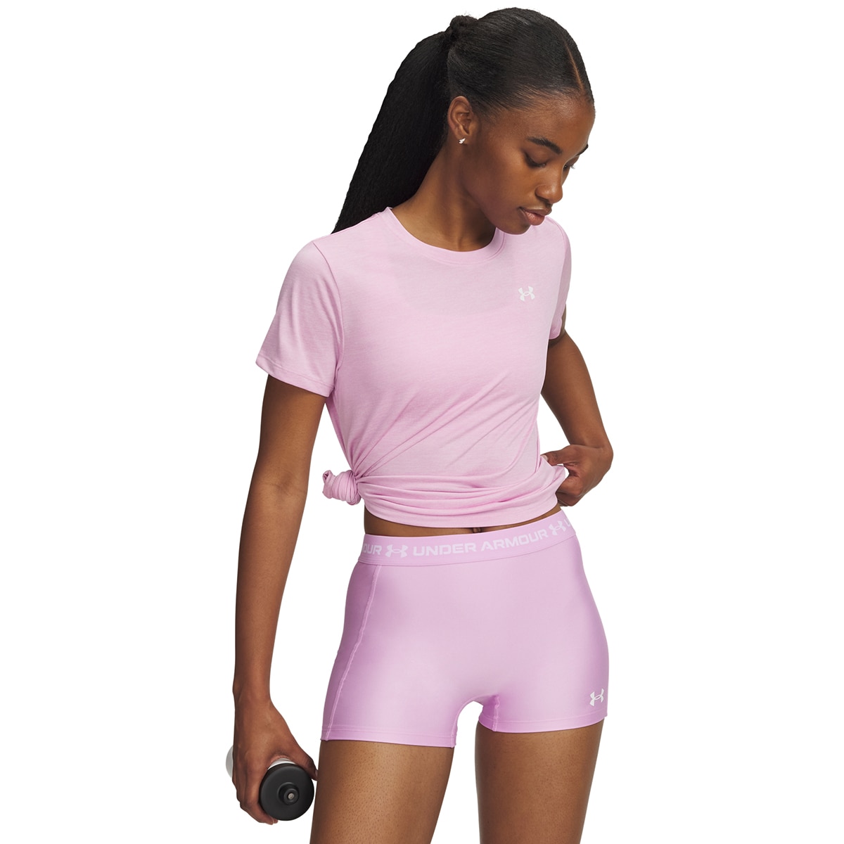 T-shirts de Mulher Training Tech SSC - Twist Rosa-claro-1