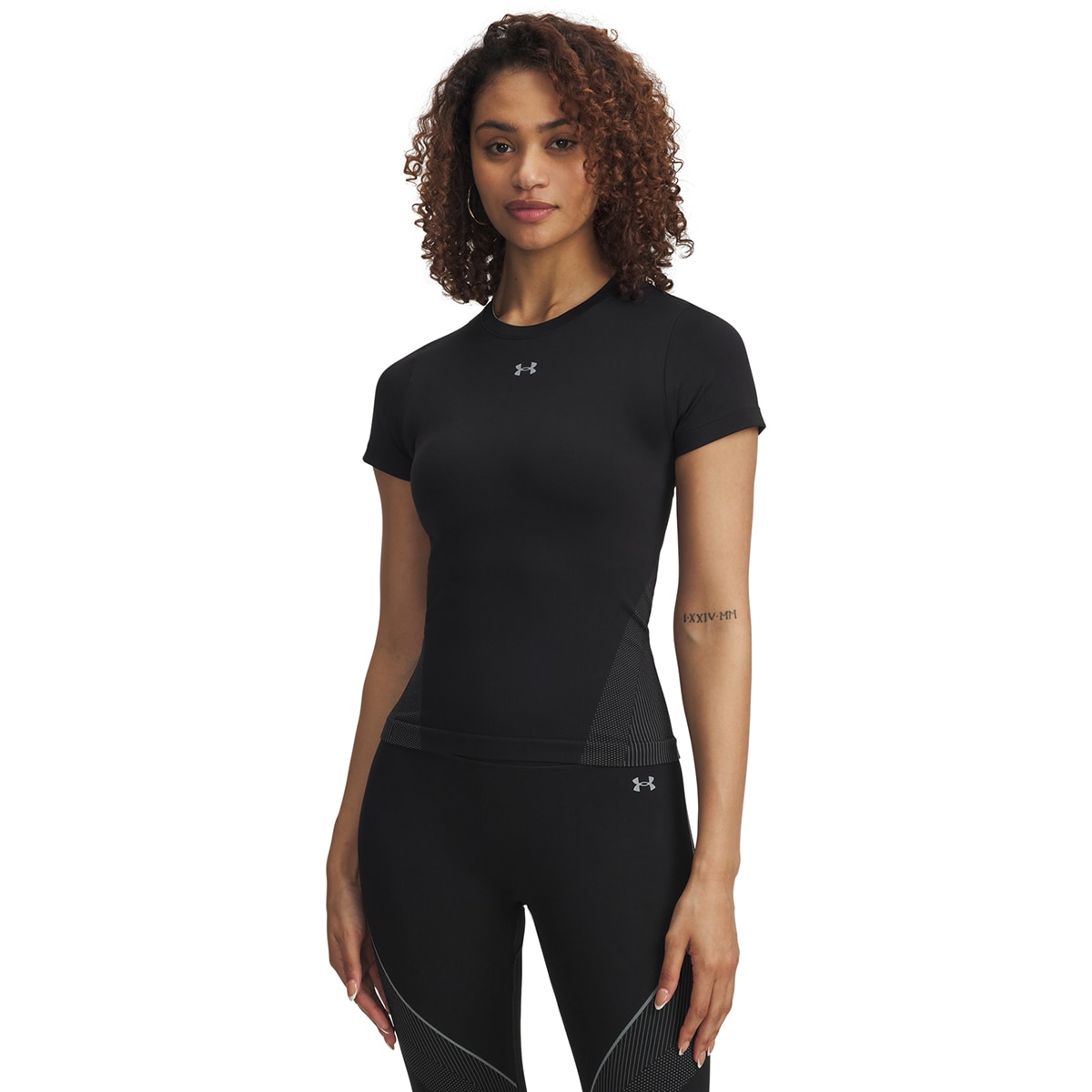 T-shirts de Mulher Training UA Vanish Seamless SS Preto-1