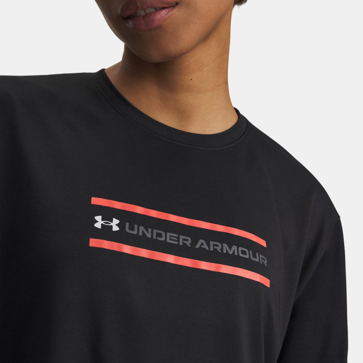 T-shirt de Training de Mulher Tech Branded Crop SS Preto-3