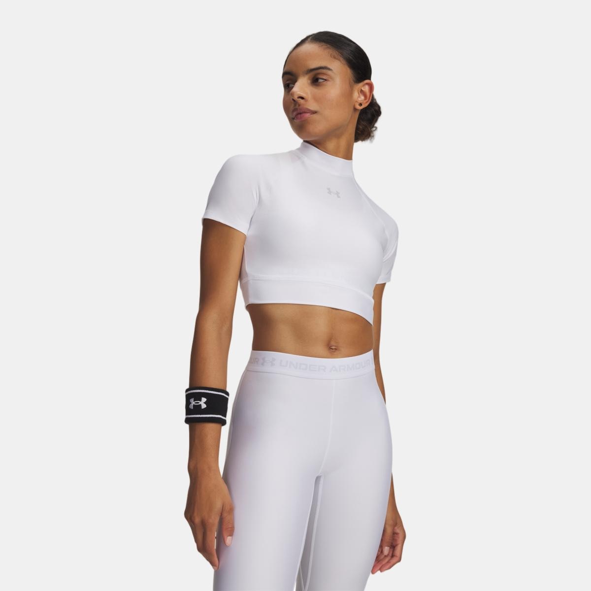 Imagem 0 de T-shirts de Mulher Training HeatGear Crop Mock SS