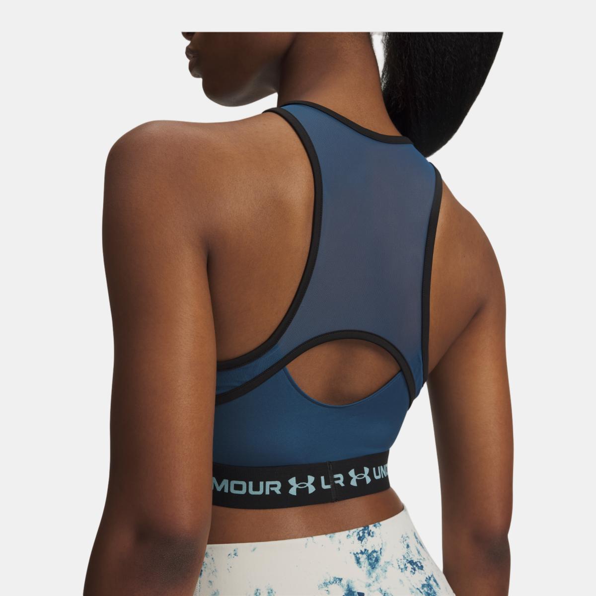 T-shirts de Mulher Training HeatGear Mesh Tank Azul-escuro-3