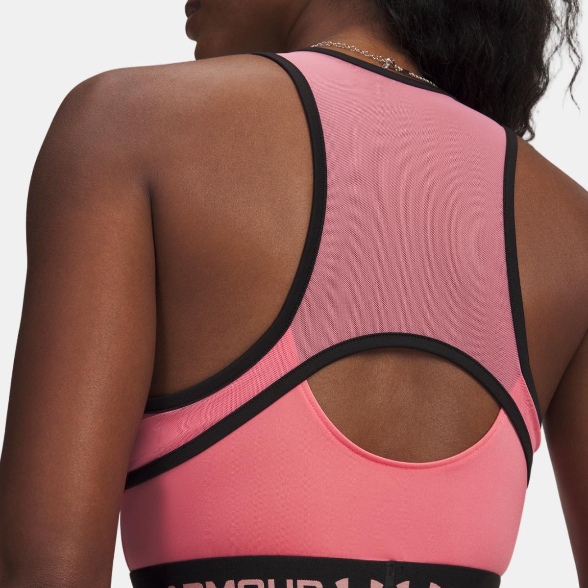 T-shirts de Mulher Training HeatGear Mesh Tank Rosa-3