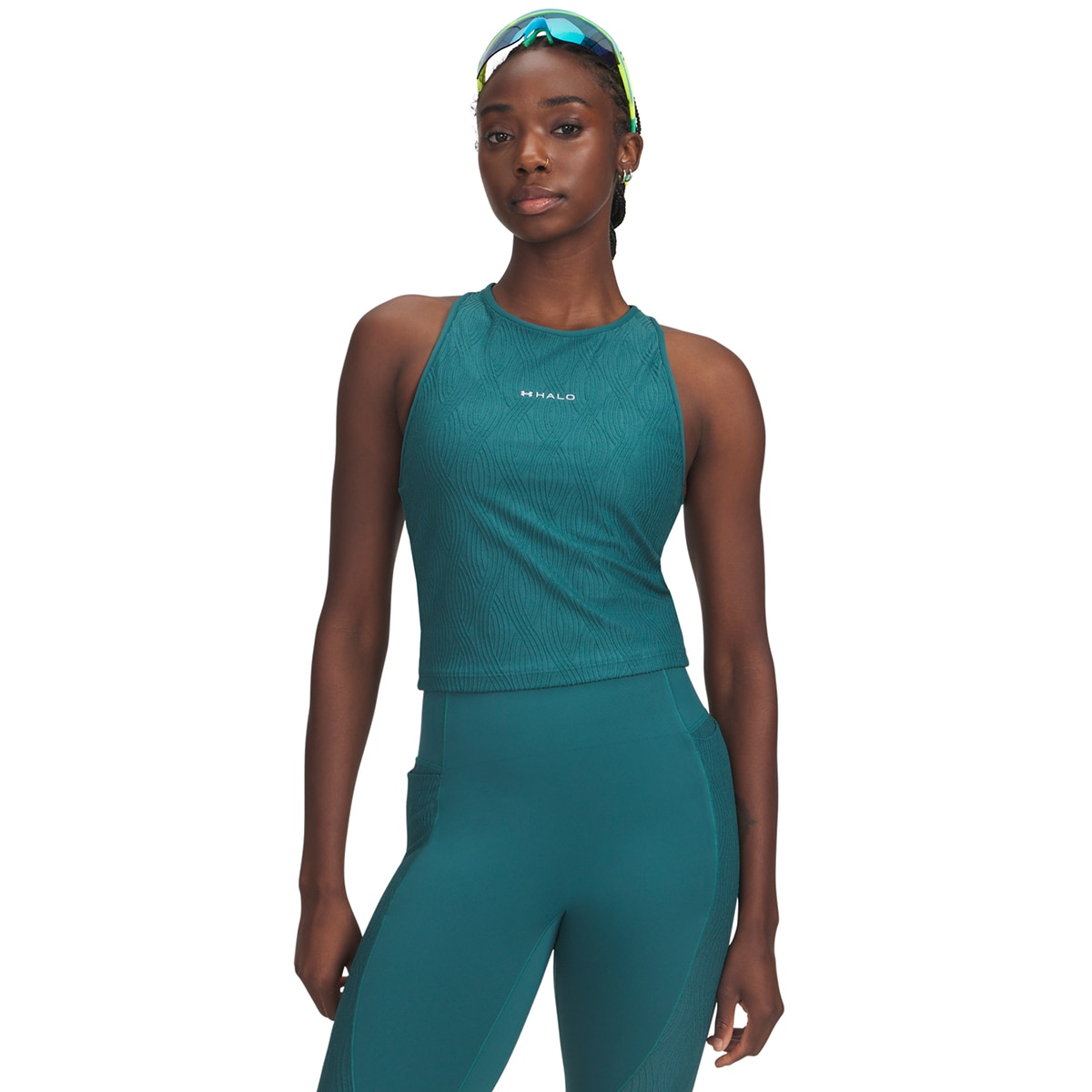 Imagem 0 de T-shirt de Training de Mulher UA Halo Jacquard Knit Tank