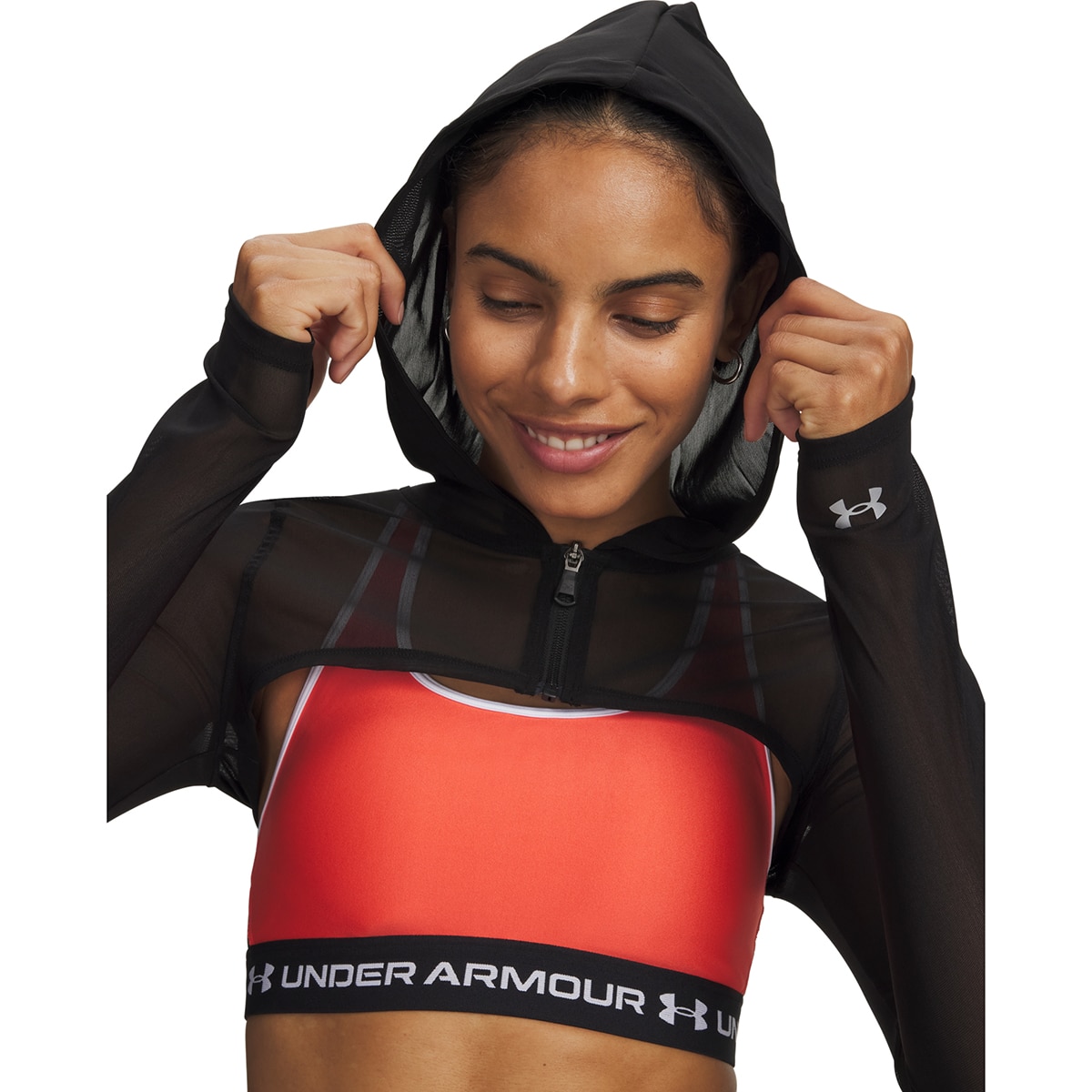 Casacos de Training Vanish Elite Mesh Crop FZ Preto-4