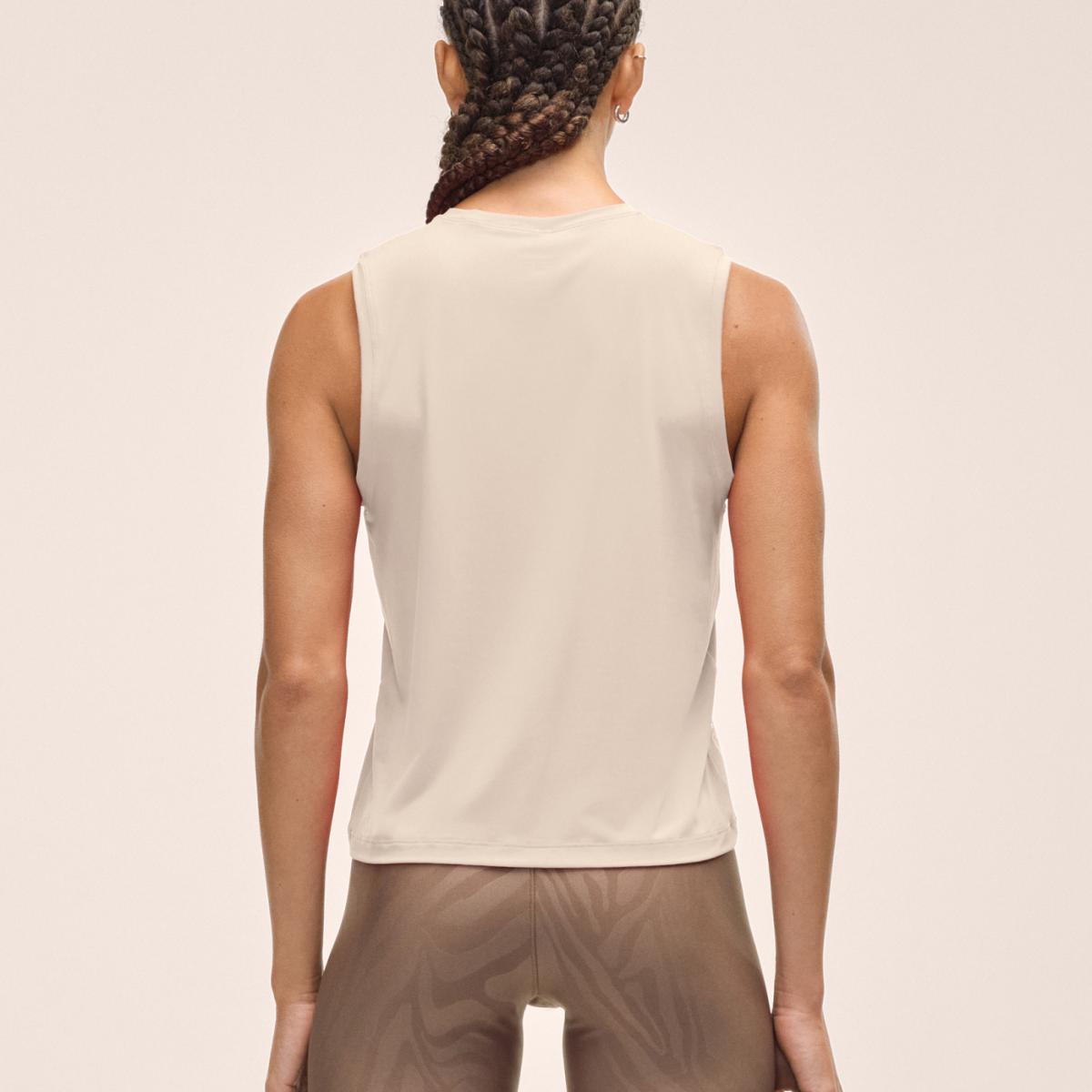 T-shirt S/M de Mulher Graphic Bege-2