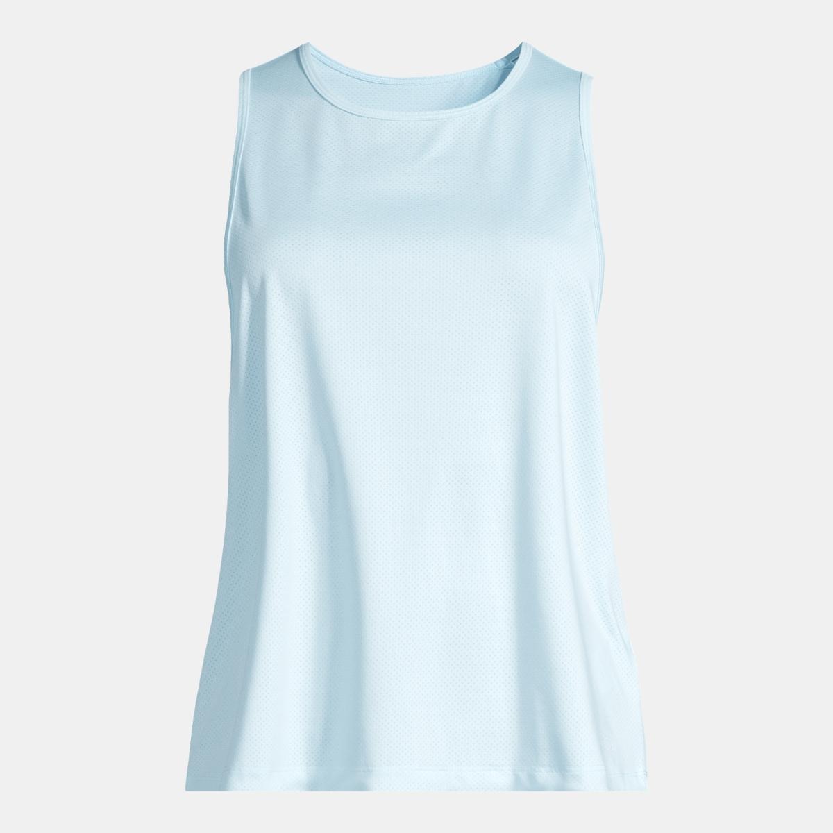 T-shirt S/M de Mulher Laser Azul-pastel-6