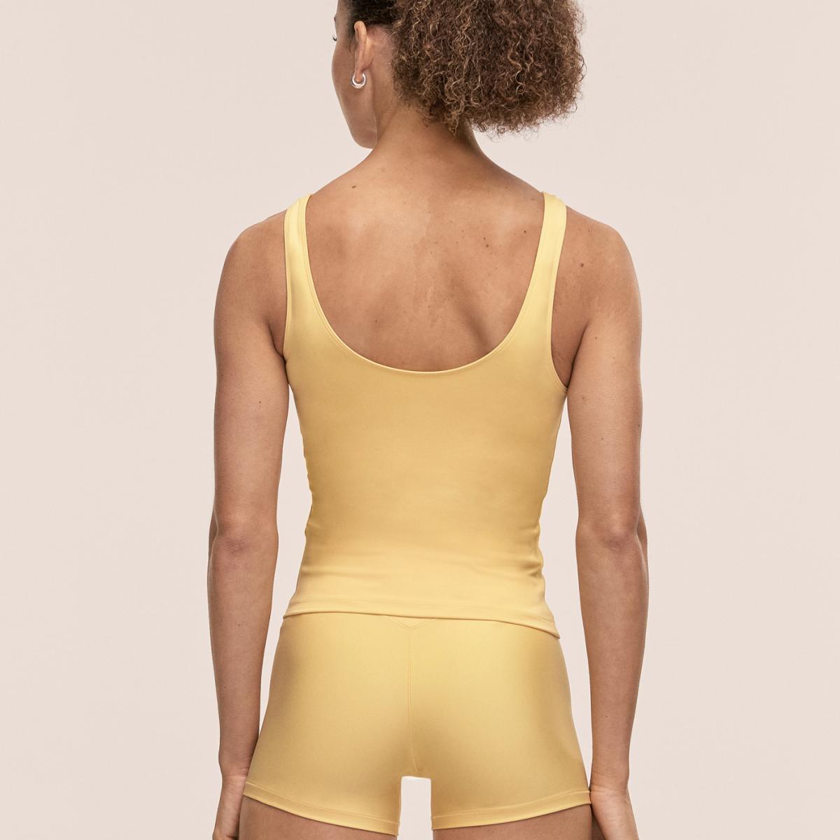T-shirt S/M Scoop Amarelo-limão-2