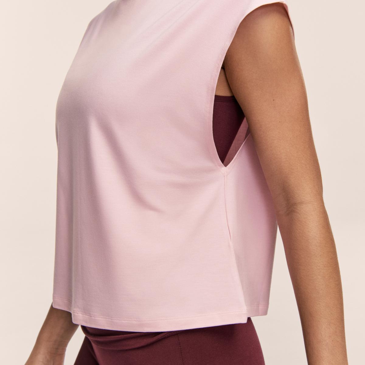 T-shirt S/M de Mulher Delight Rosa-claro-3