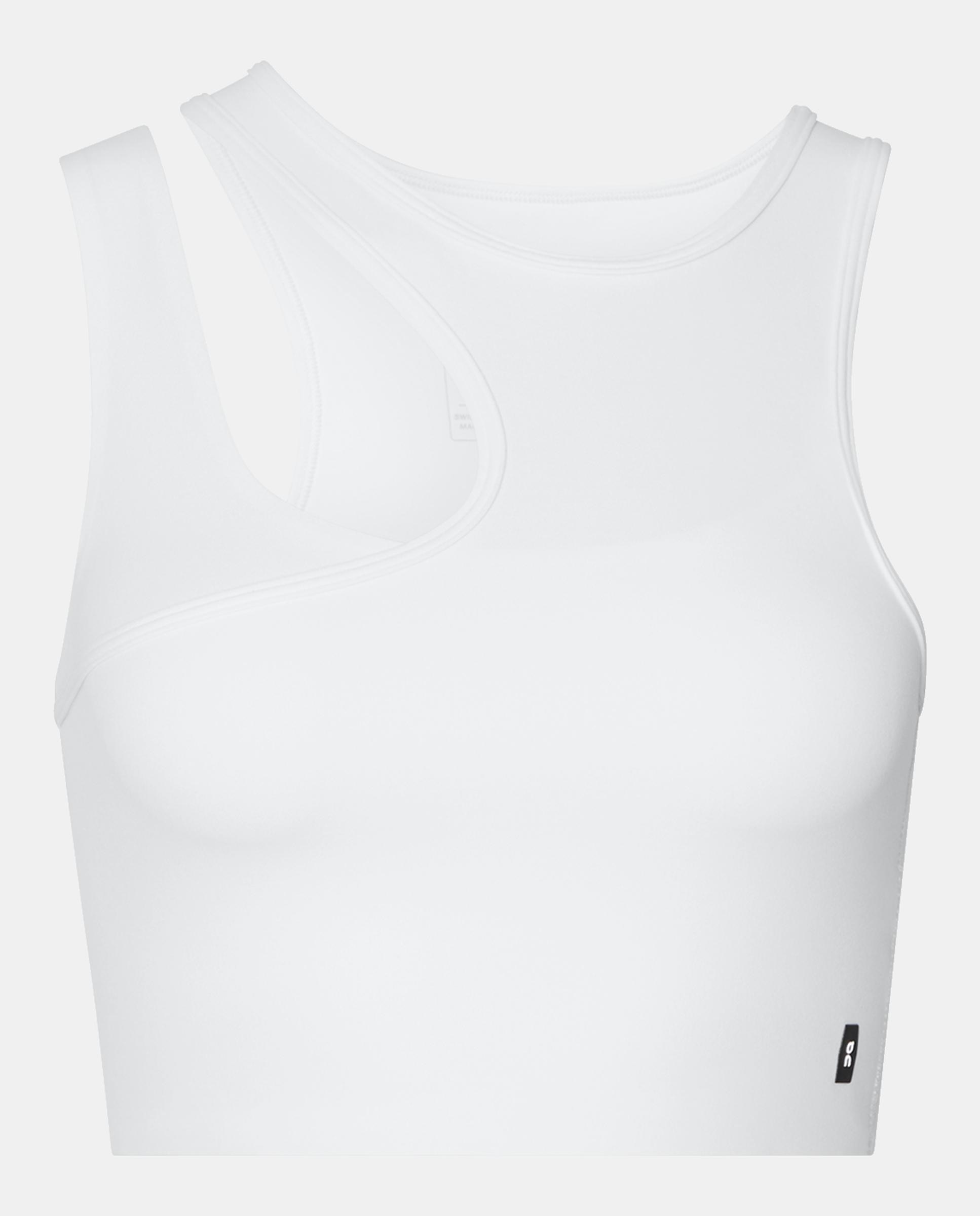 Camiseta de mujer Studio Asymmetric Crop ON - Blanco Blanco-5
