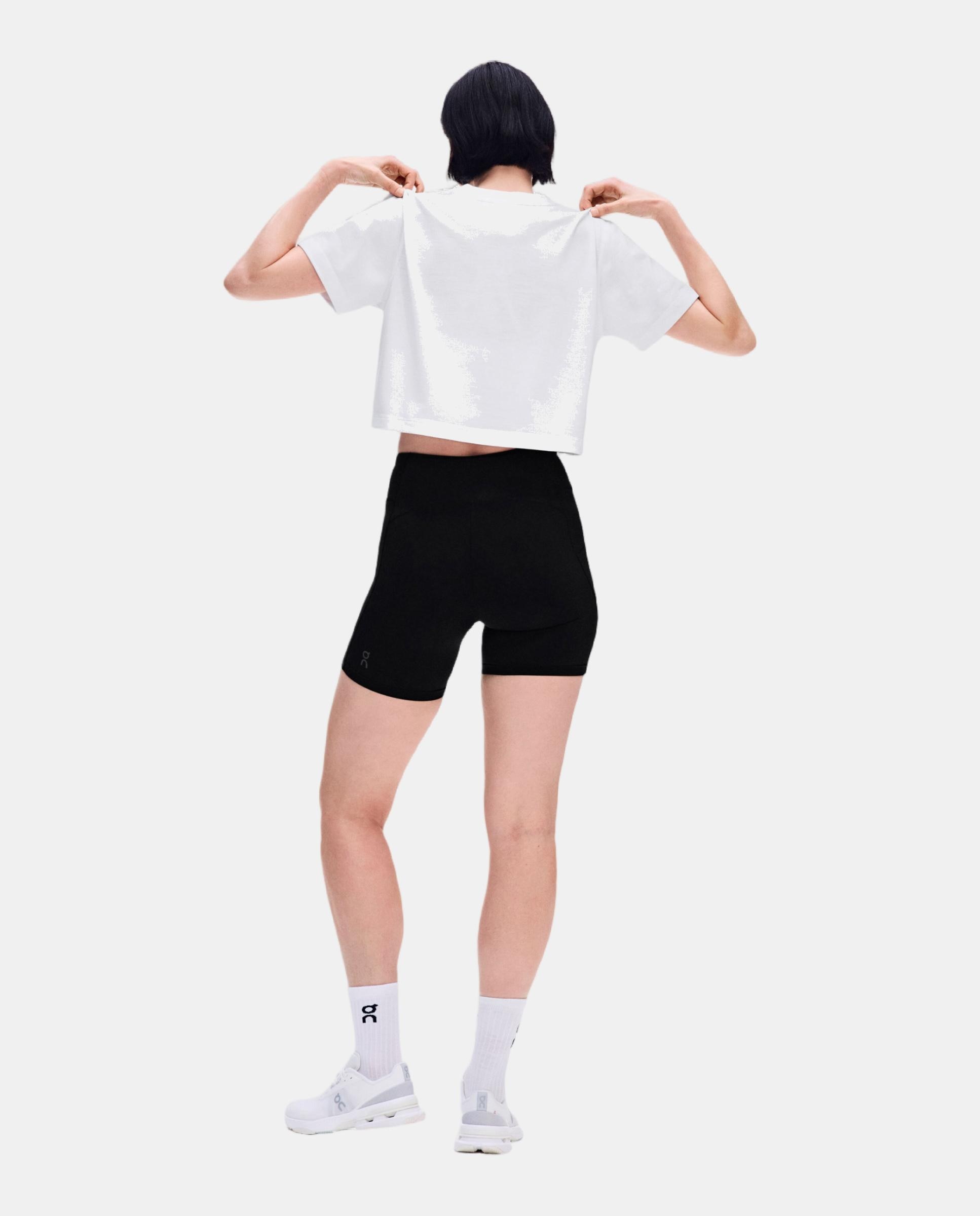 Camiseta de mujer Train-T Crop ON - Blanco Blanco-2
