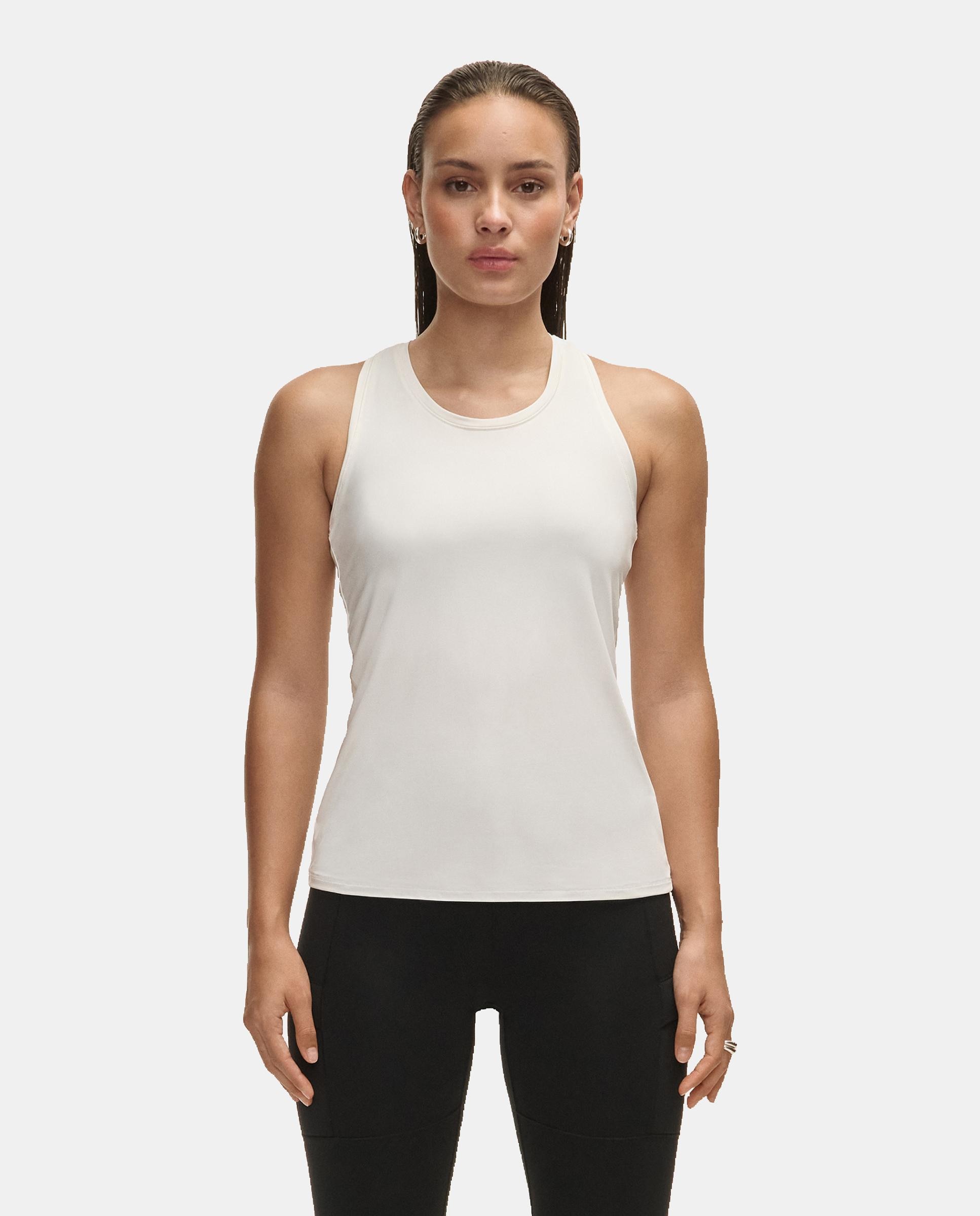 Casall Camiseta de Yoga y Pilates de Mujer Essential Racerback Tank Blanco