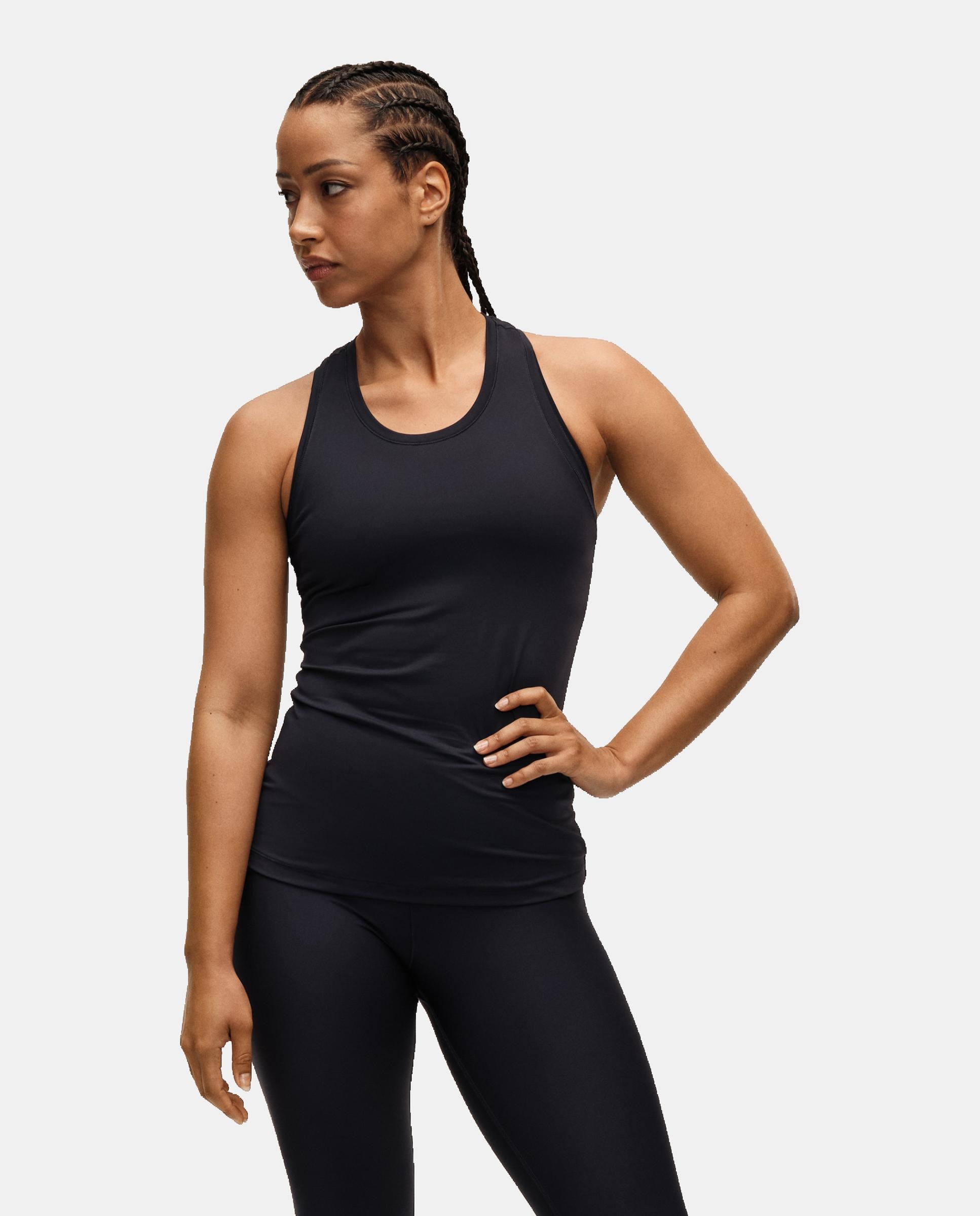 Casall Camiseta de Yoga y Pilates de Mujer Essential Racerback Tank Azul oscuro