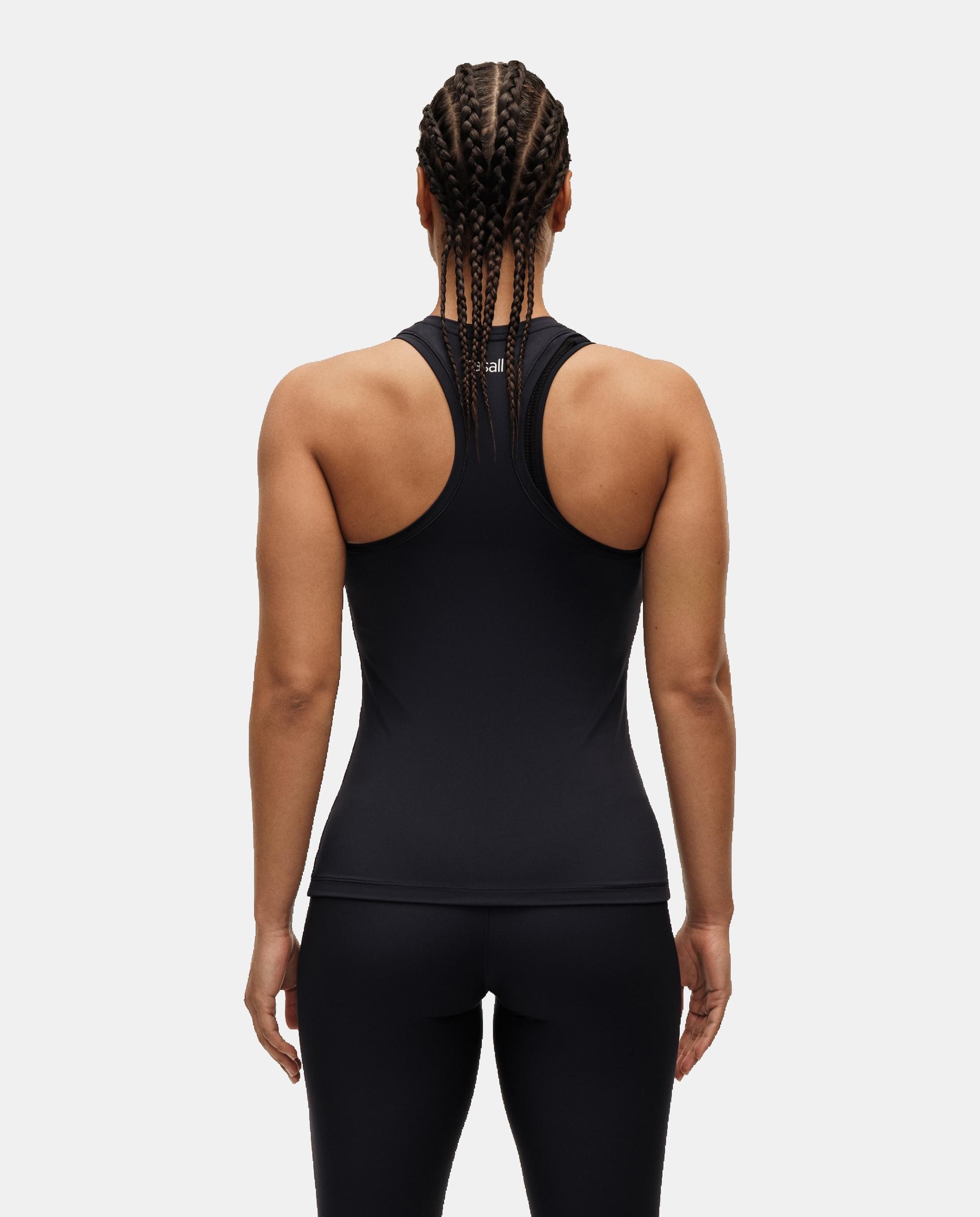 Camiseta de Yoga y Pilates de Mujer Casall Essential Racerback Tank CASALL - Azul oscuro Azul oscuro-2